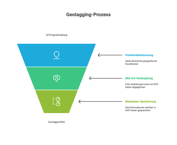 Geotagging Prozess
