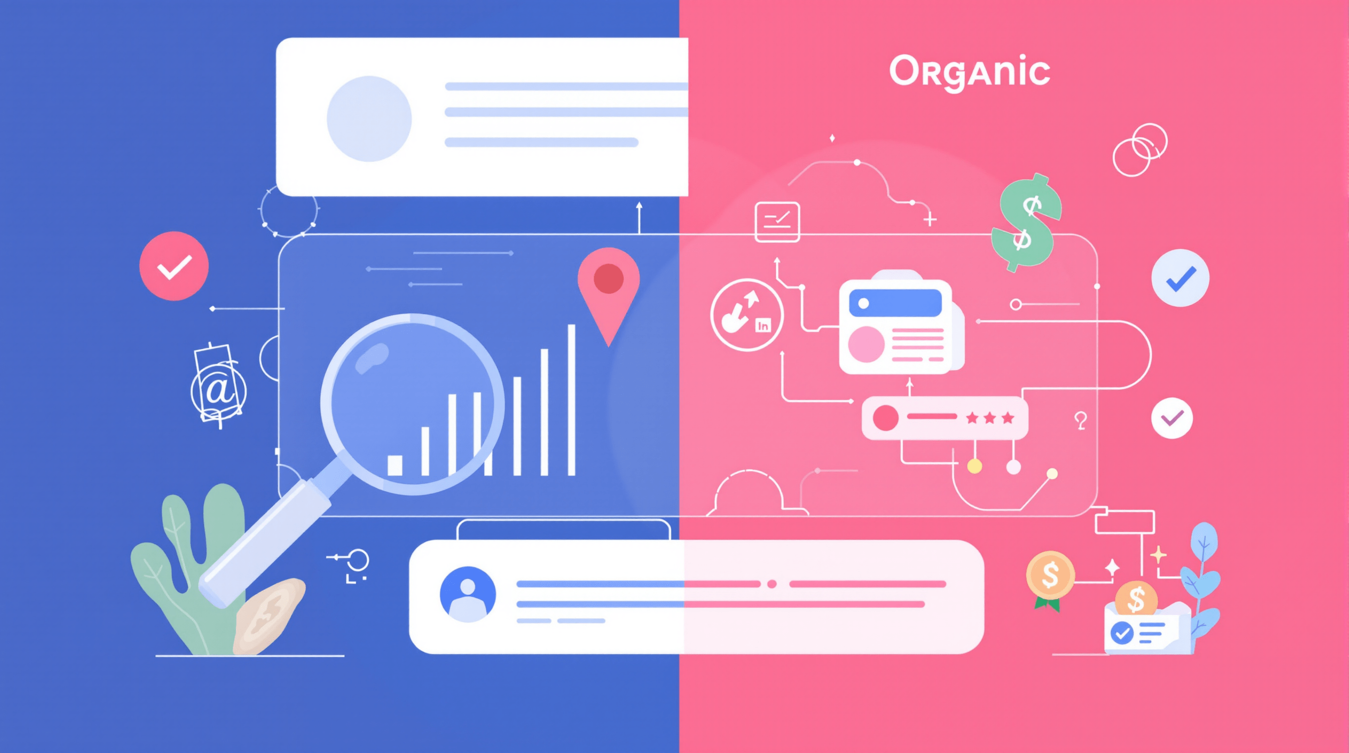 SEO vs. SEA organische versus bezahlte Suche