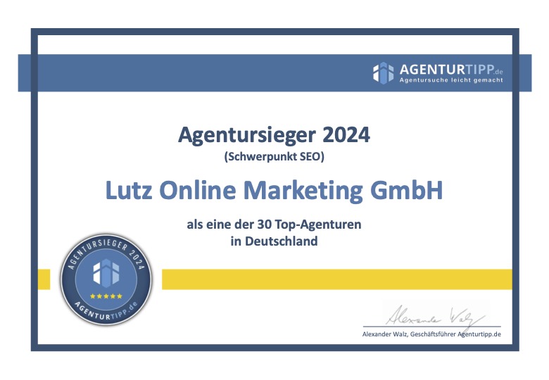 Top 30 SEO Agenturen 2024